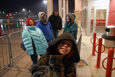 Waiting for Target to open