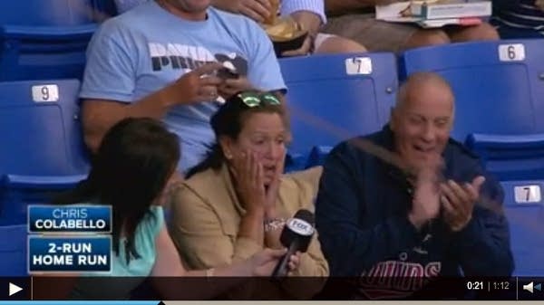 Chris Colabello’s birthday present to mom