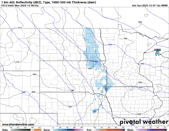 Forecast precipitation Sunday 6 p.m. to midnight Monday night