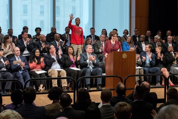 The State of the City address in Minneapolis