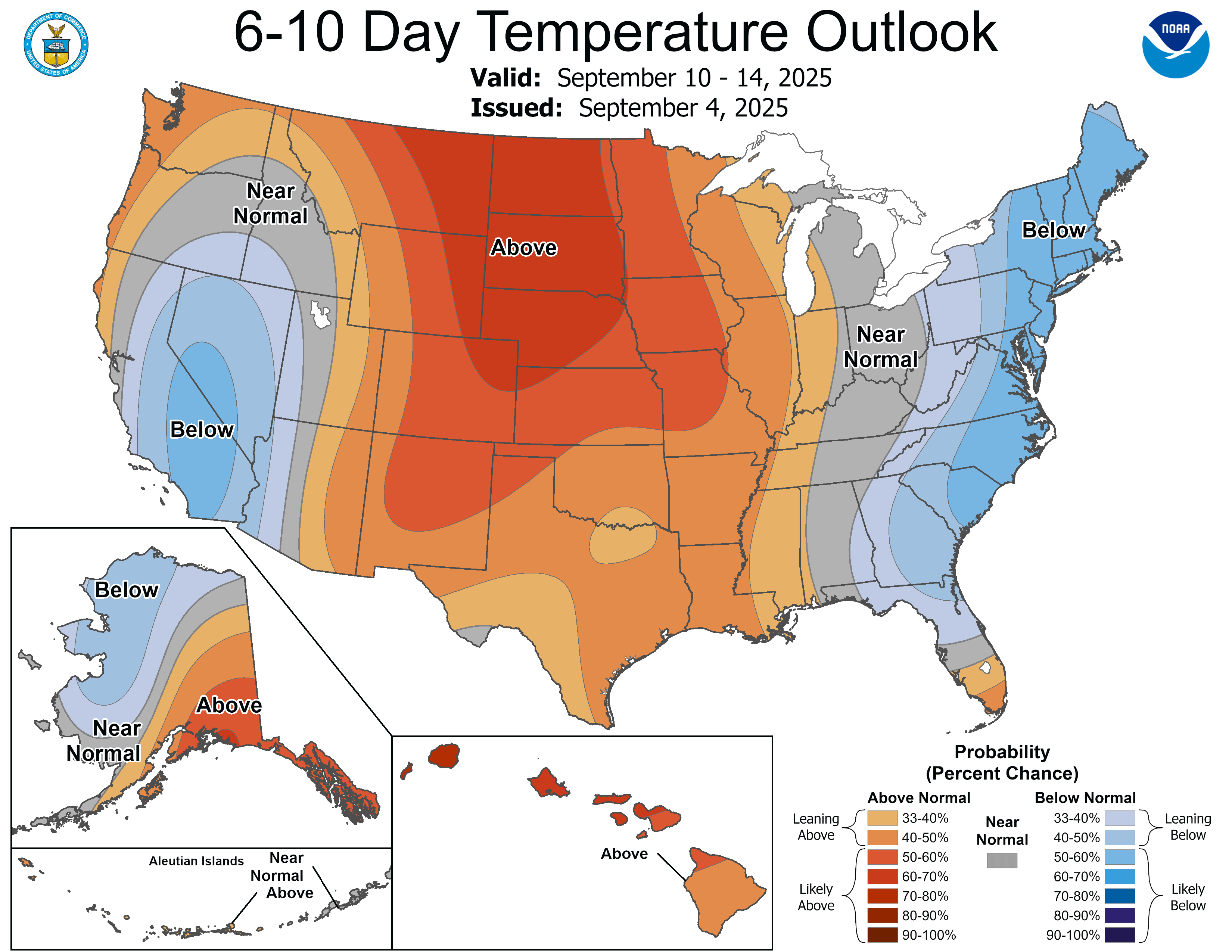 6-10 day temperature outlook