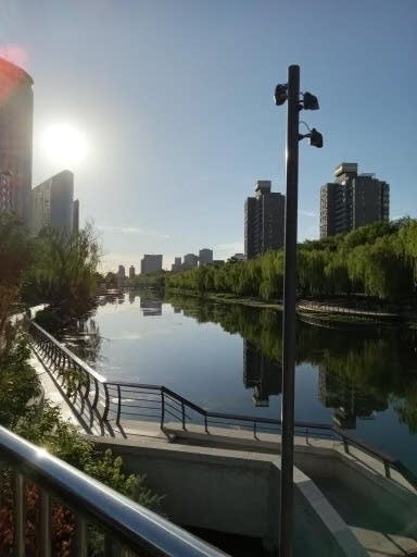 Sanlitun, a Beijing neighborhood in July 2023