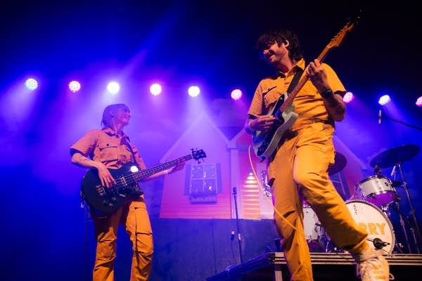 Ashley and Austin Durry of the band Durry performing at First Avenue in Minneapolis on Saturday, Dec. 16, 2023.