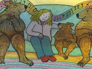 Goldilocks and the Three Bears enjoyed their day together.