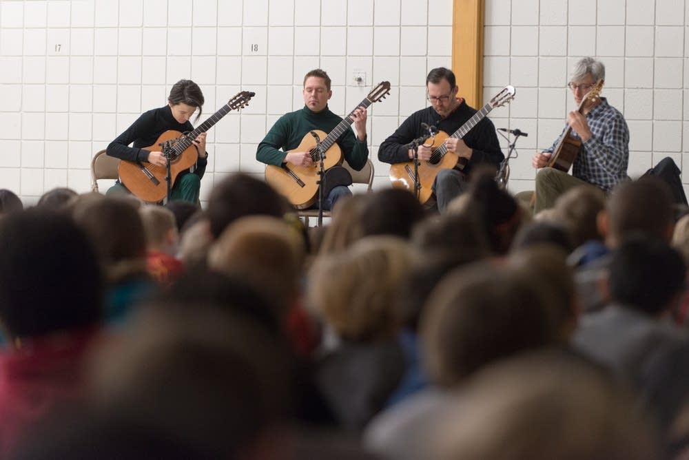 Meet Class Notes Artists Minneapolis Guitar Quartet The Current