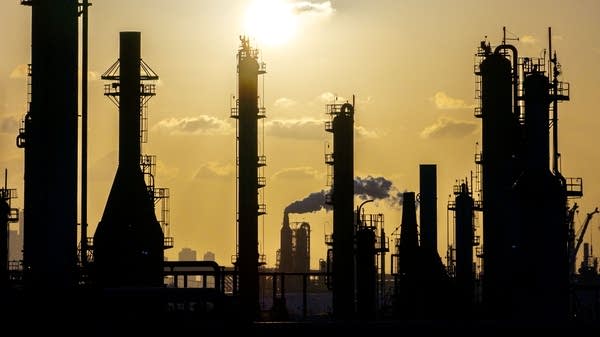 The LyondellBasell refinery in Houston, Texas. Plastic producers like LyondellBasell have seen a turnaround since the war in Iran began.