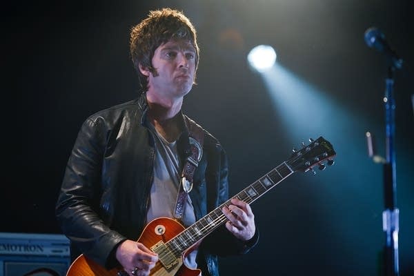 Noel Gallagher of Oasis performing at the Melt! Festival on July 19, 2009, in Graefenhainichen, Germany. A few weeks later, Noel announced he'd be leaving the band.