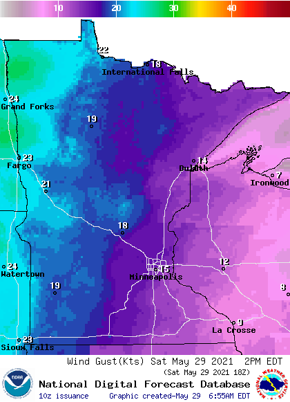 A Cool Saturday Bright In The East Shower Chances In Western Minn 