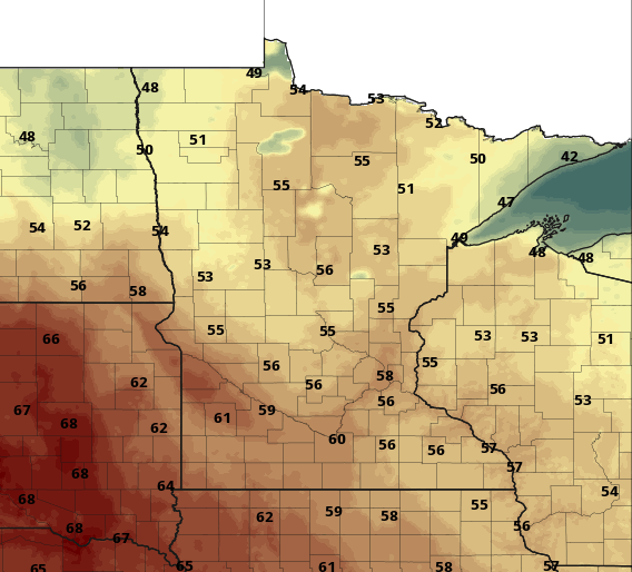Warmer Wednesday and Thursday; showers develop late Wednesday into the overnight