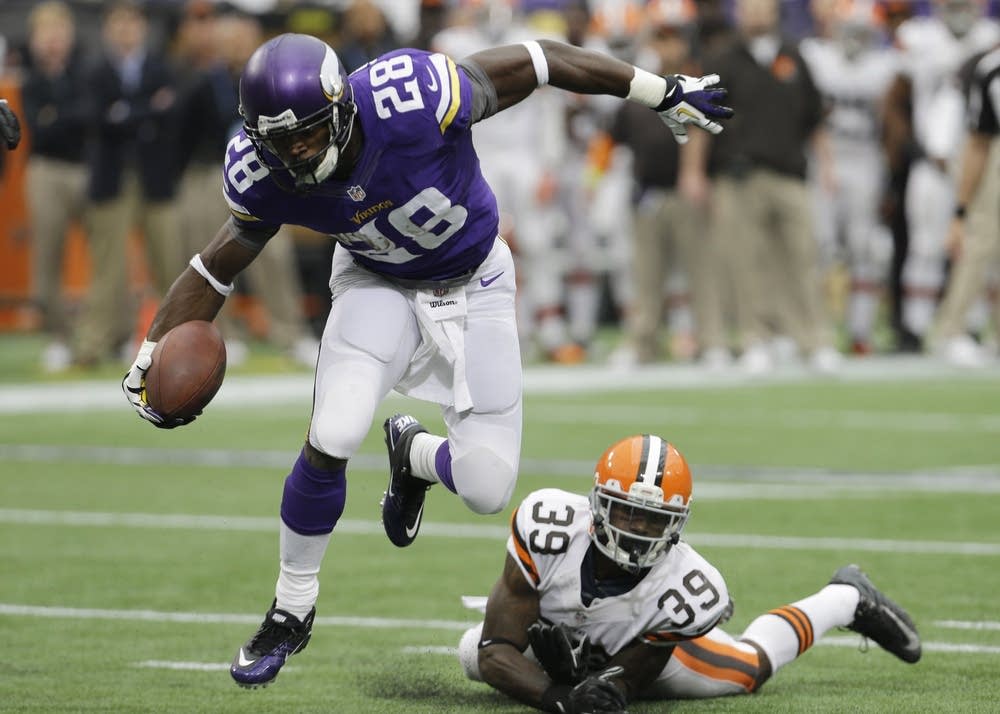 Adrian Peterson, Tashaun Gipson