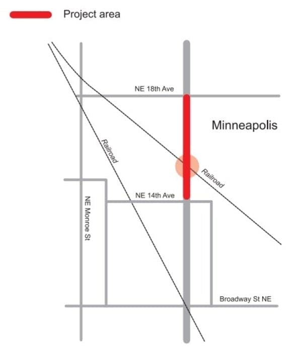Central Avenue project area