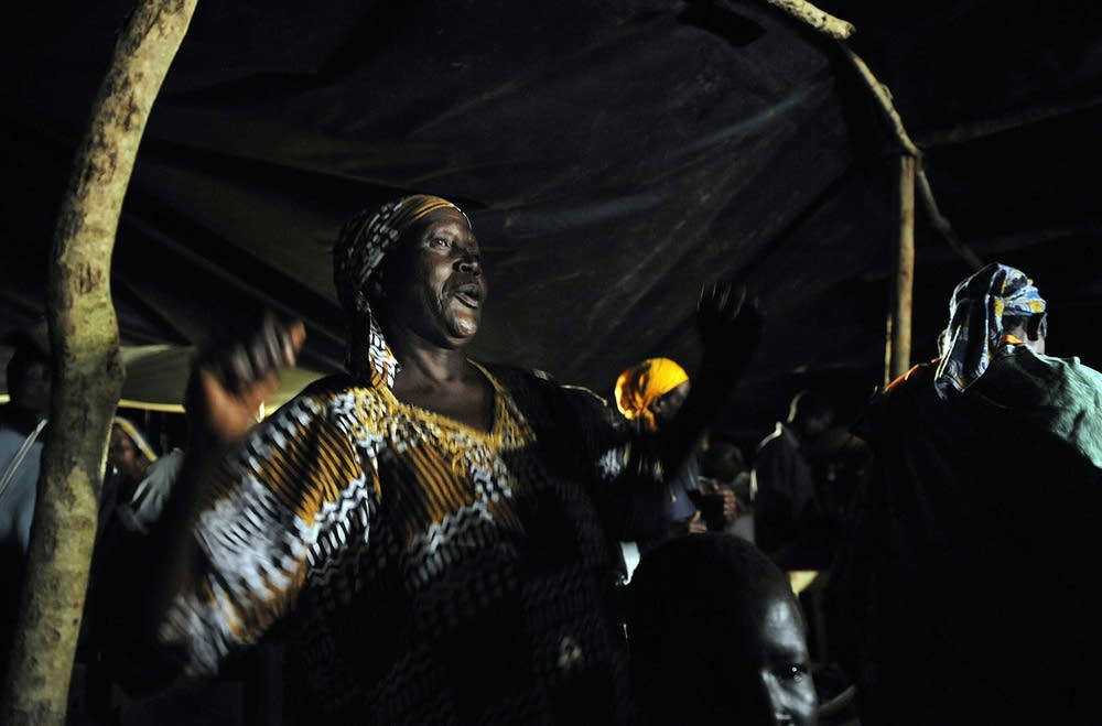 Obama supporters in Kenya