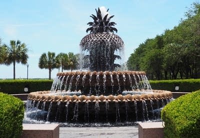 Pineapple Fountain in Charleston's Waterfront Park