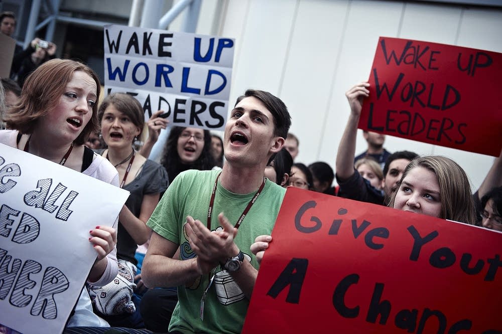 Copenhagen demonstrators