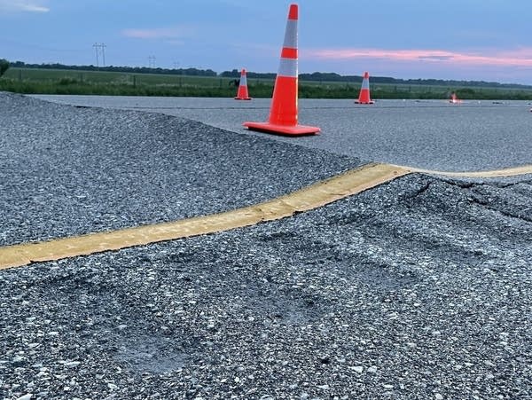 Extreme heat causes pavement buckling in Minnesota