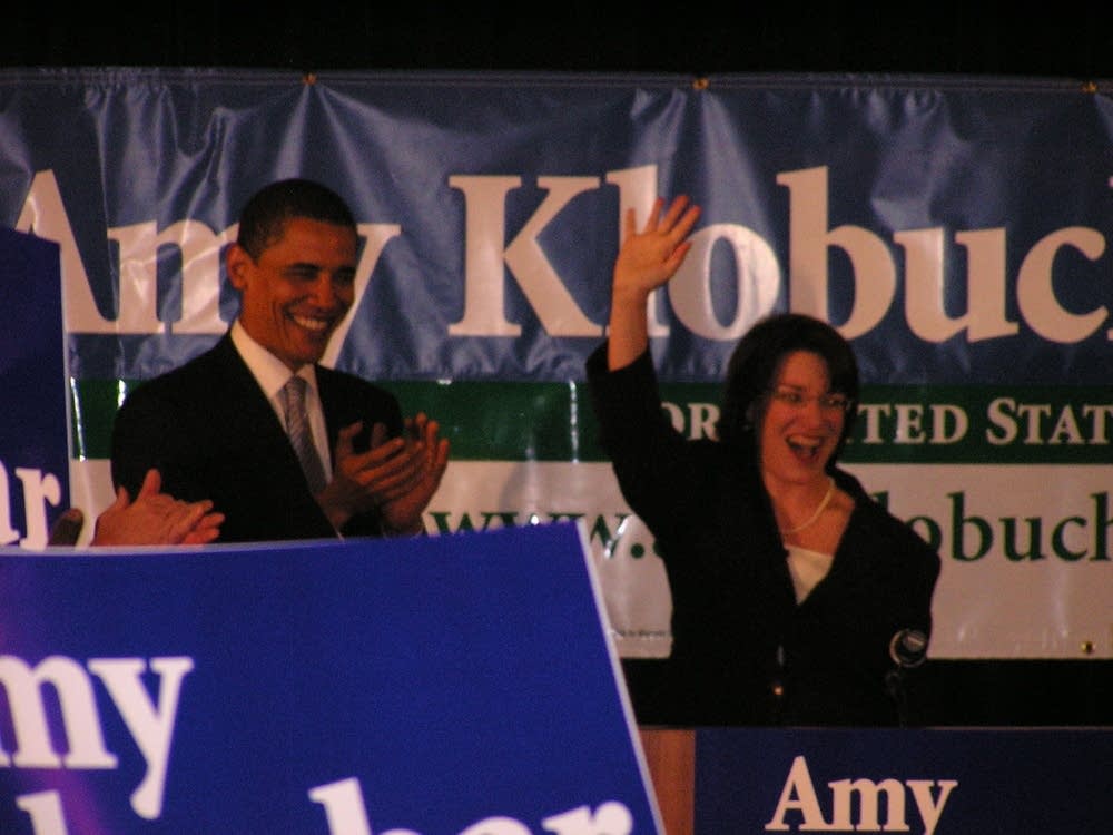 Obama and Klobuchar
