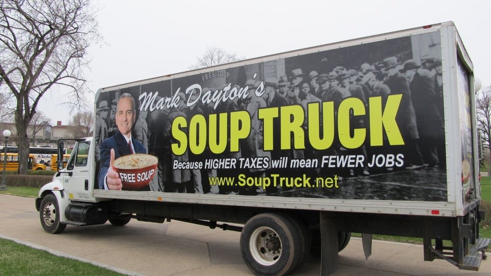 'Soup truck' criticized by advocates for the poor MPR News