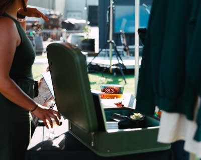 the current's table at their happy hour