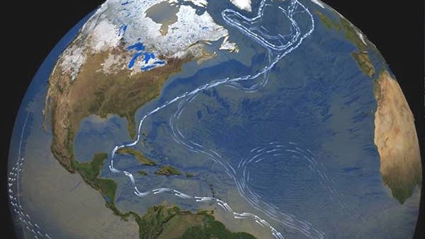 Understanding the relationship between the weaking AMOC current and El Niño