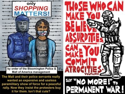 'Only Shopping' and 'Permanent War'