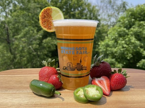 Strawberry Blaze at Giggles' Campfire Grill 