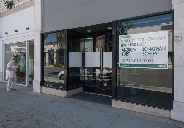 A shuttered restaurant space in Beverly Hills, California. With many eateries closed, many former owners are adapting to new roles in the culinary field.