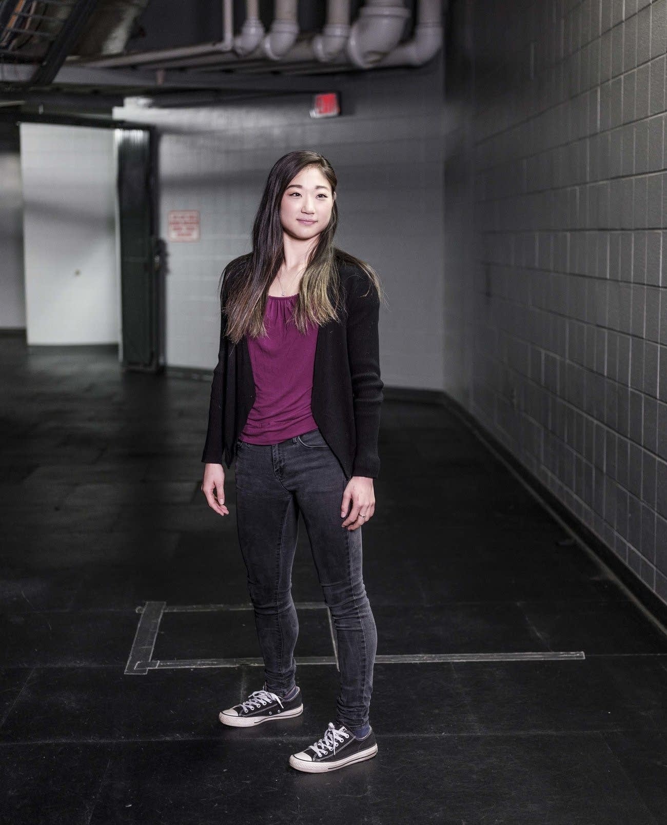 Figure skater Mirai Nagasu.