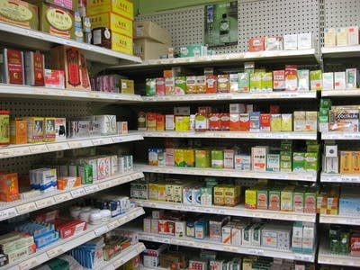 Chinese medicine aisle