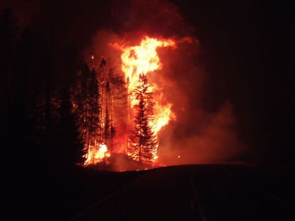 Up in flames