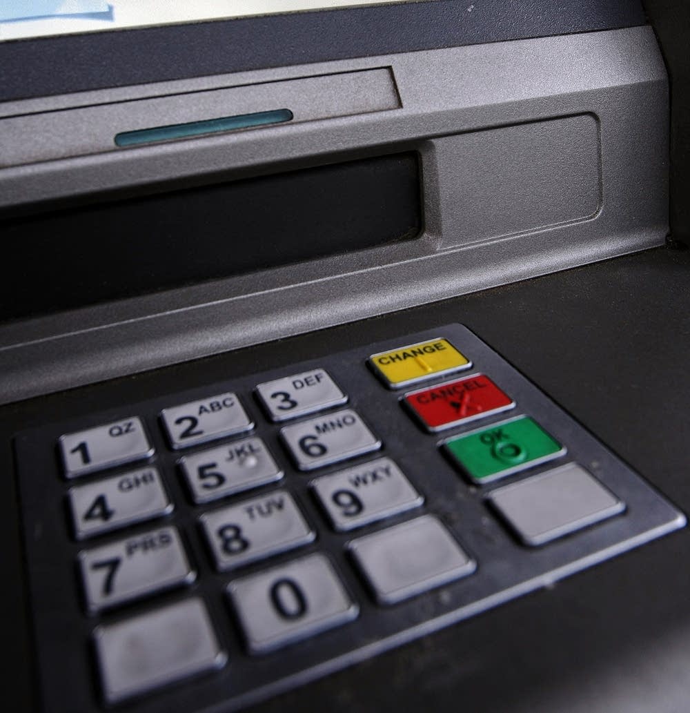ATM keypad