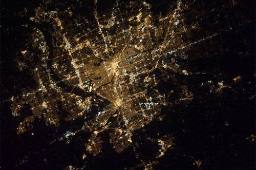 Twin Cities from space