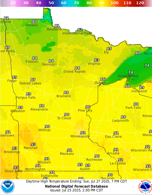Steamy weekend ahead; much cooler and less humid next week