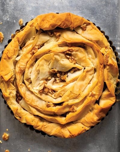 Honey Walnut Orange Pie