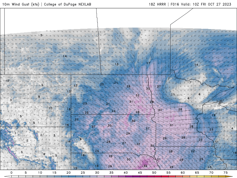 winds FRI 6