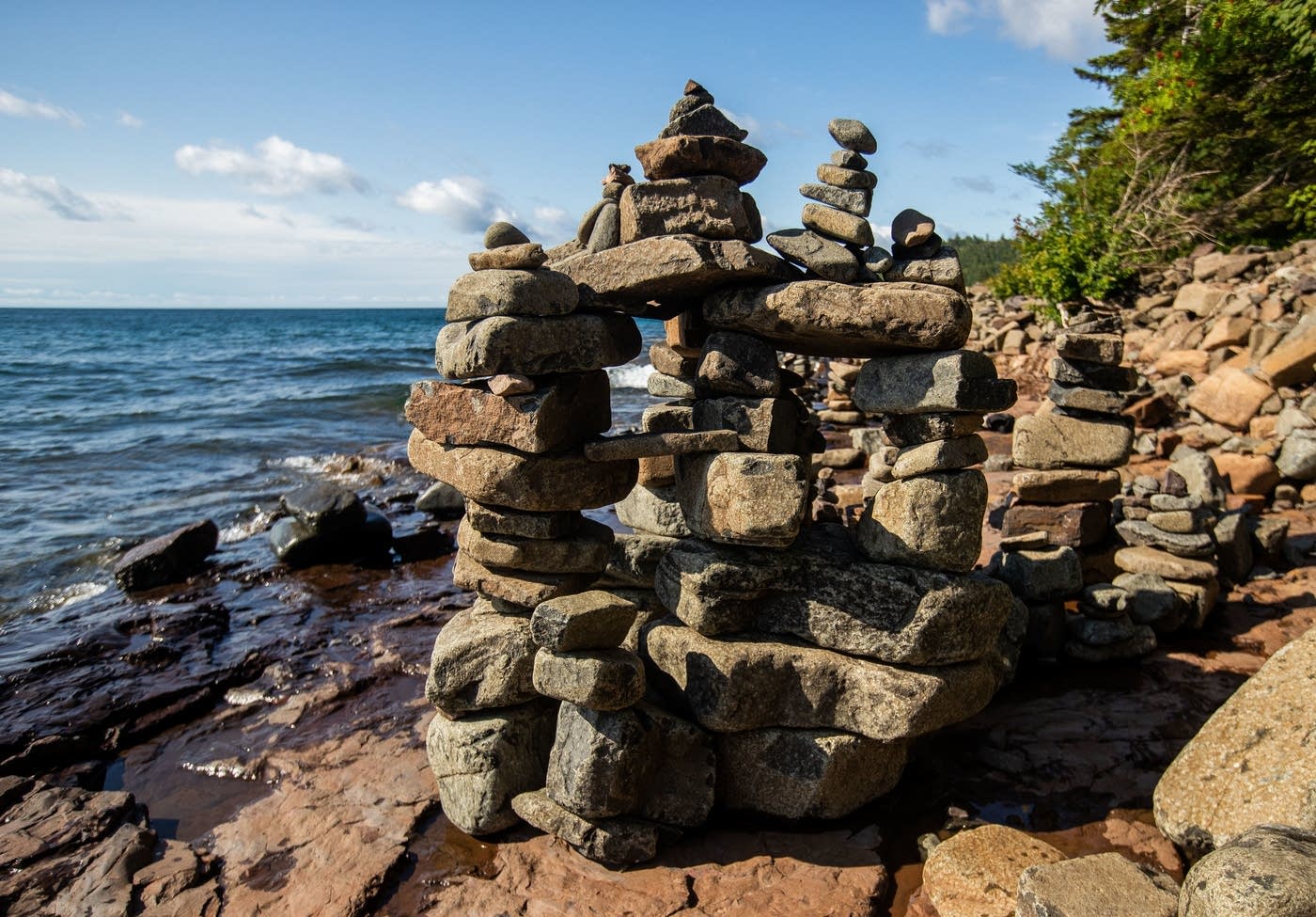 Along North Shore, piles of rocks create mountains of controversy | MPR ...