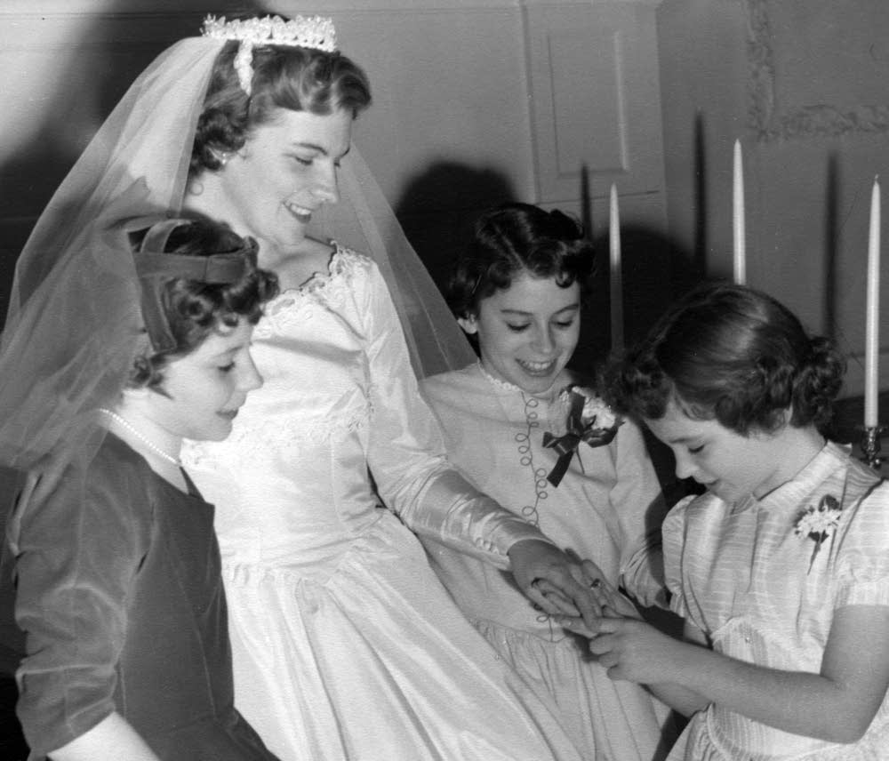The Meyers sisters at Barbara's wedding