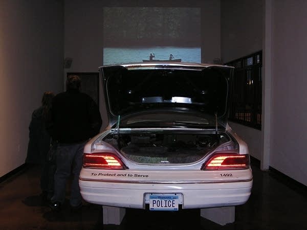 Two men in a trunk