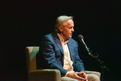 John Grisham talking to crowd