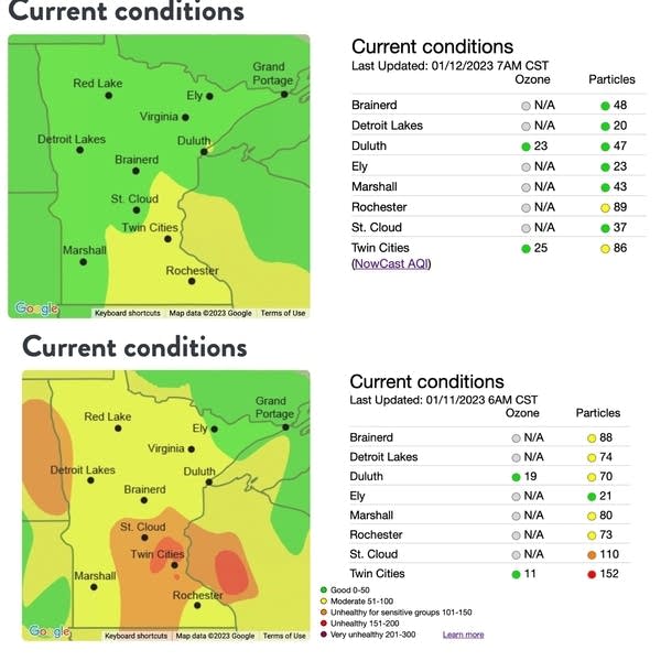 AQI compare