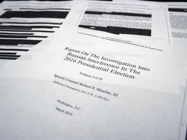 Four pages of special counsel Robert Mueller's report