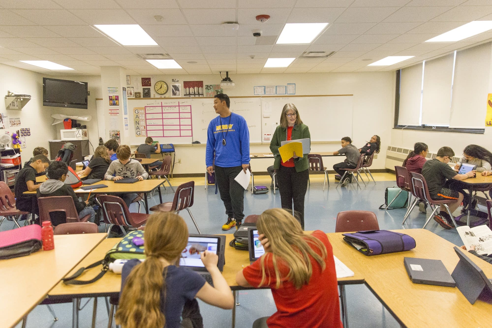 Erin Dooley runs the restorative practices initiative.