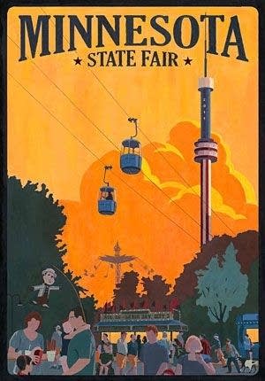 Minnesota State Fair unveils 2011 commemorative art