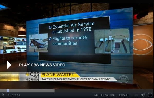Is rural air carrier service a waste of money?