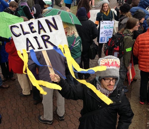 Pipeline protest