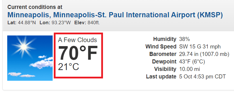 70s return; a shot at 80 degrees Friday