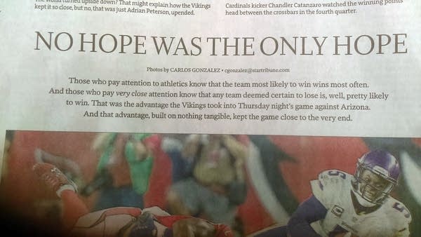 Timewasters: Deciphering the sports page