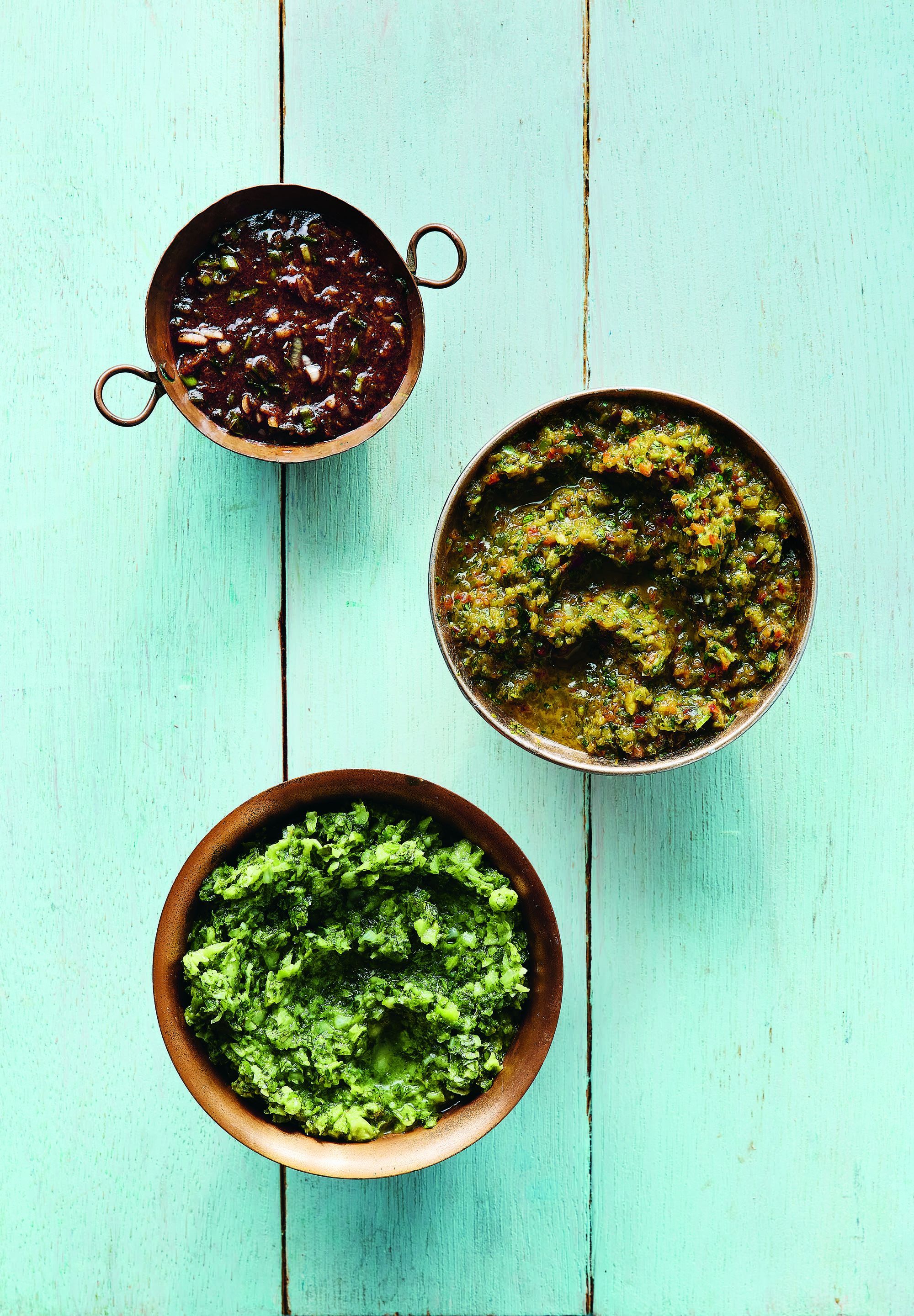 TST-Sofrito, jerk sauce, and Green Sauce from The Caribbean cookbook