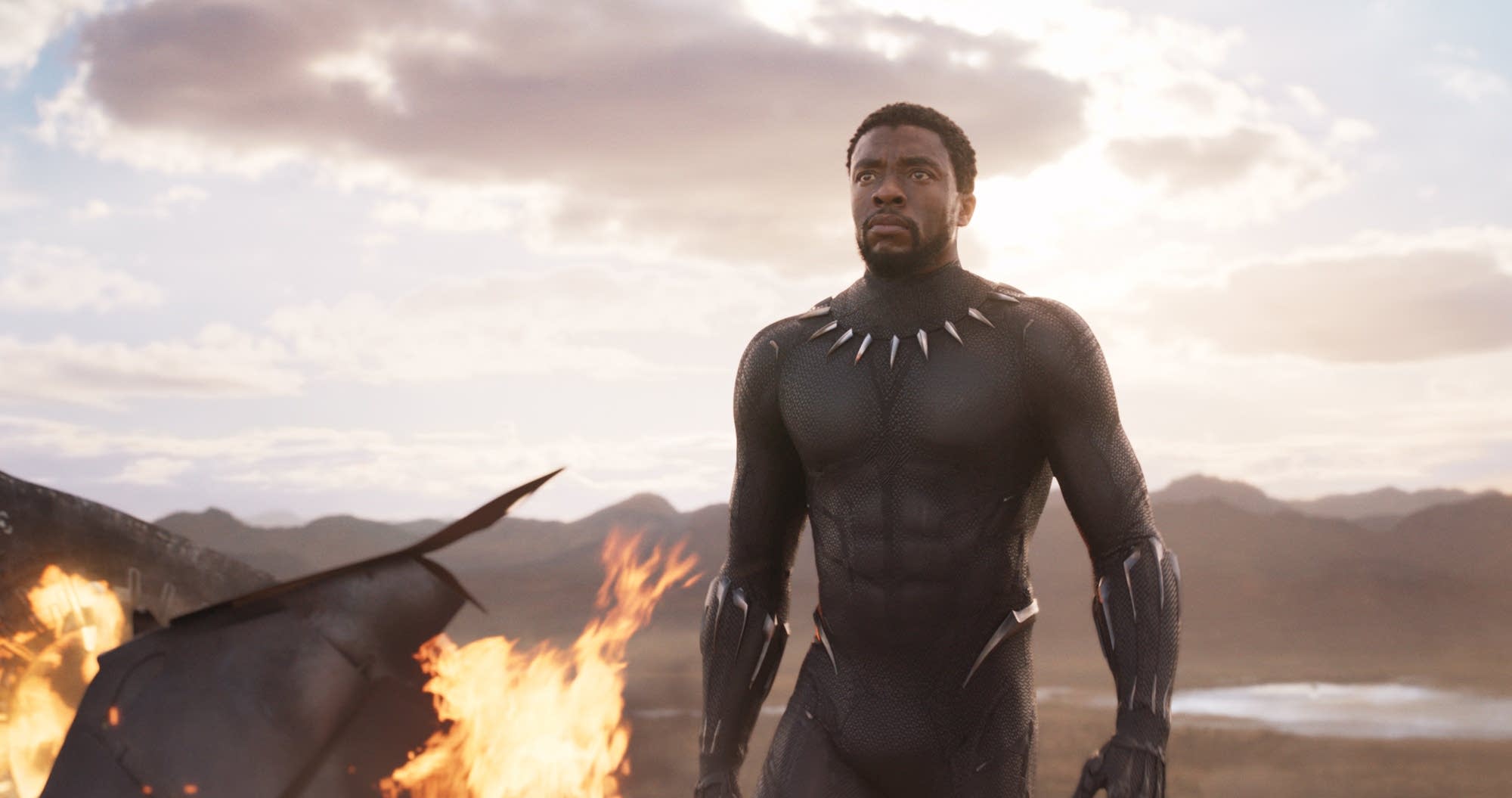 Chadwick Boseman in Marvel's Black Panther.
