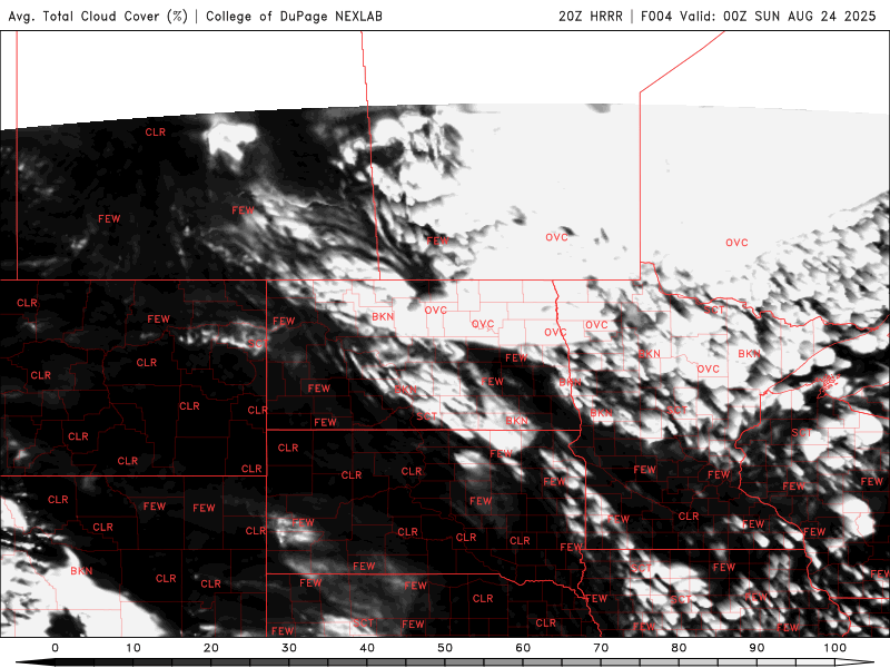 Breezy and cooler with increasing cloud cover