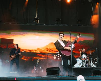 the band lord huron performing on stage